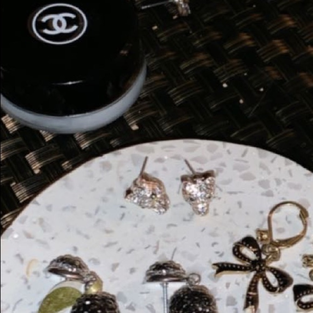 Tiger earrings.